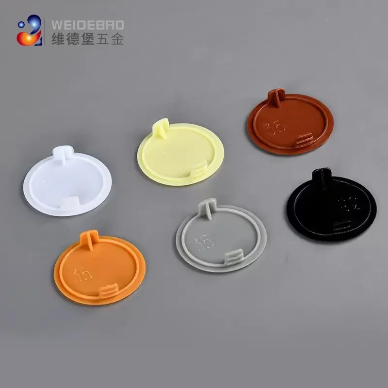 Furniture Hardware Connectors - 10個入り 35mm、38mm、40mm 丸型プラスチック製ヒンジ装飾カバー、穴プラグカバー、家具カバー