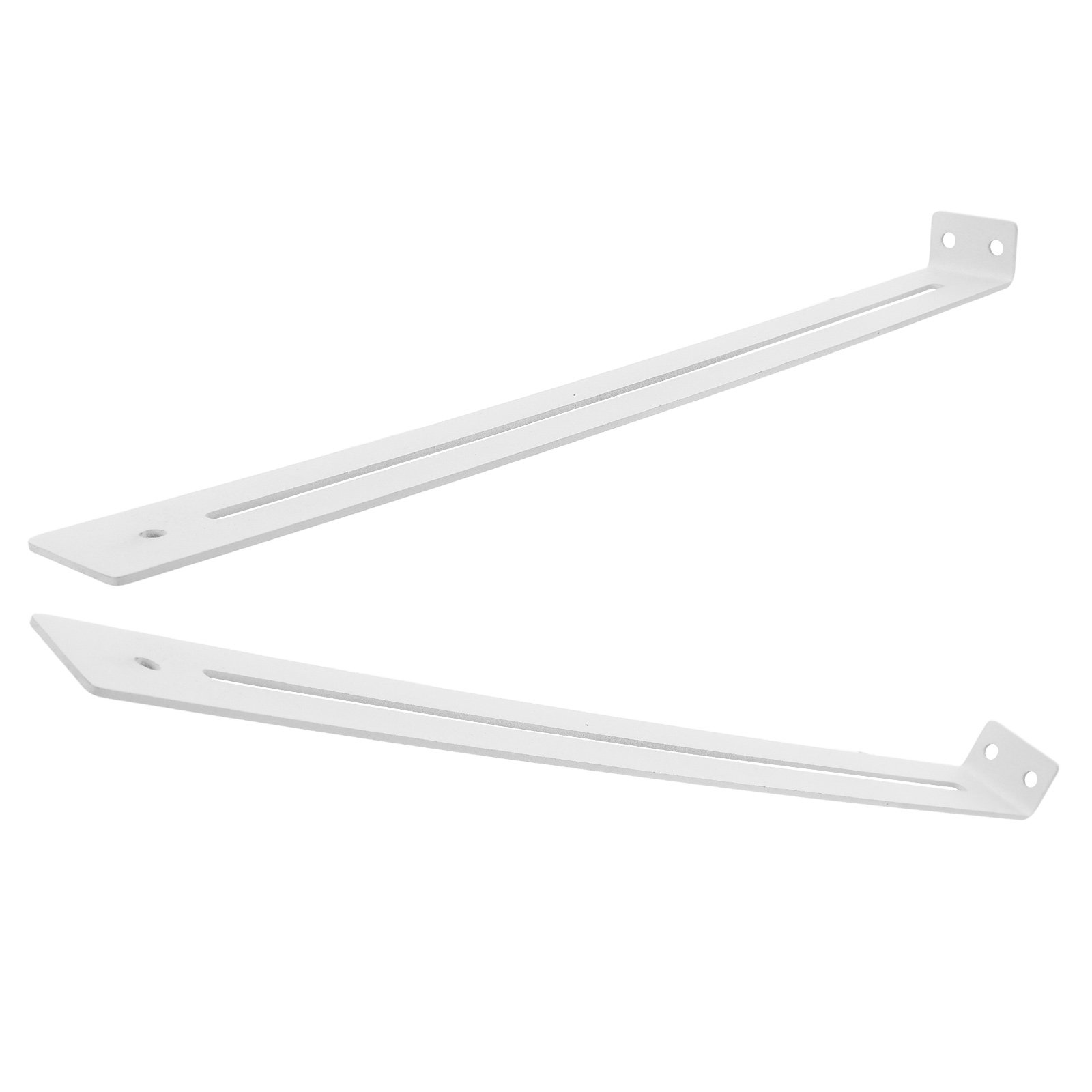 Furniture Hardware Kit - 2個入り引き出しサポートブラケットキット 強化修理 キッチン引き出しレール交換用金具 高耐久スチール製家具グライダー