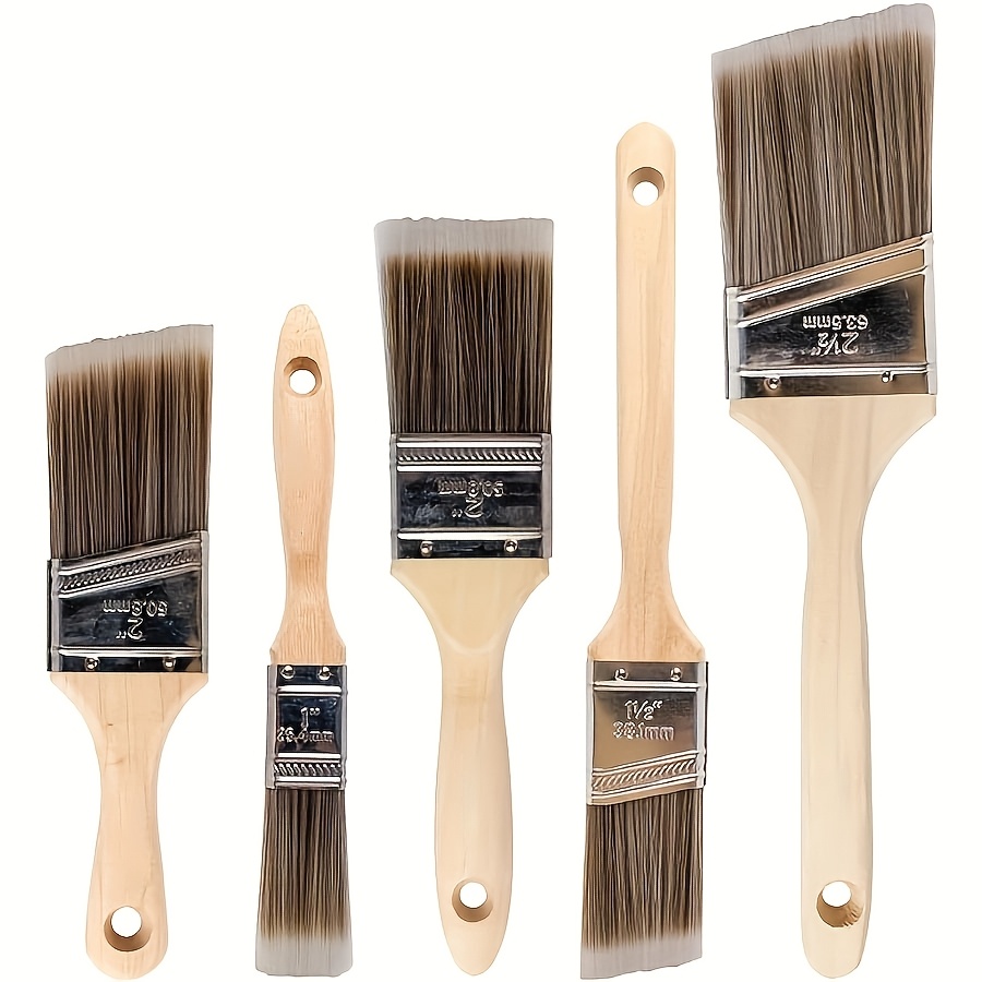 Furniture Hardware Wood - 5本セット 高品質ペイントブラシ BBQブラシ バーベキュー 家具ハンドル 壁塗装用