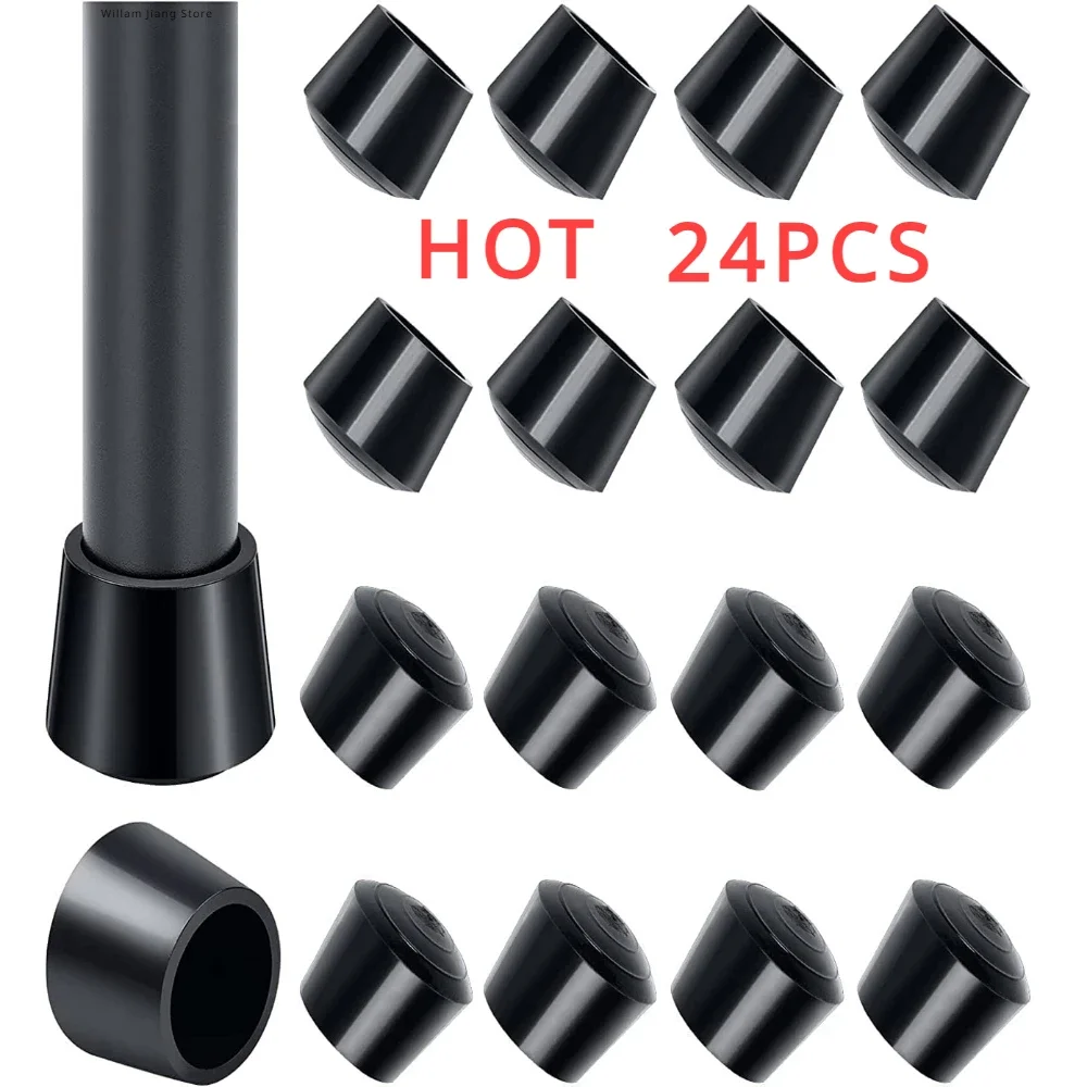 Furniture Hardware Feet - 椅子椅子フットカバー家具脚テーブルゴム足エンドインサート PVC サイレント滑り止め床保護キャップラウンド脚パッドホーム