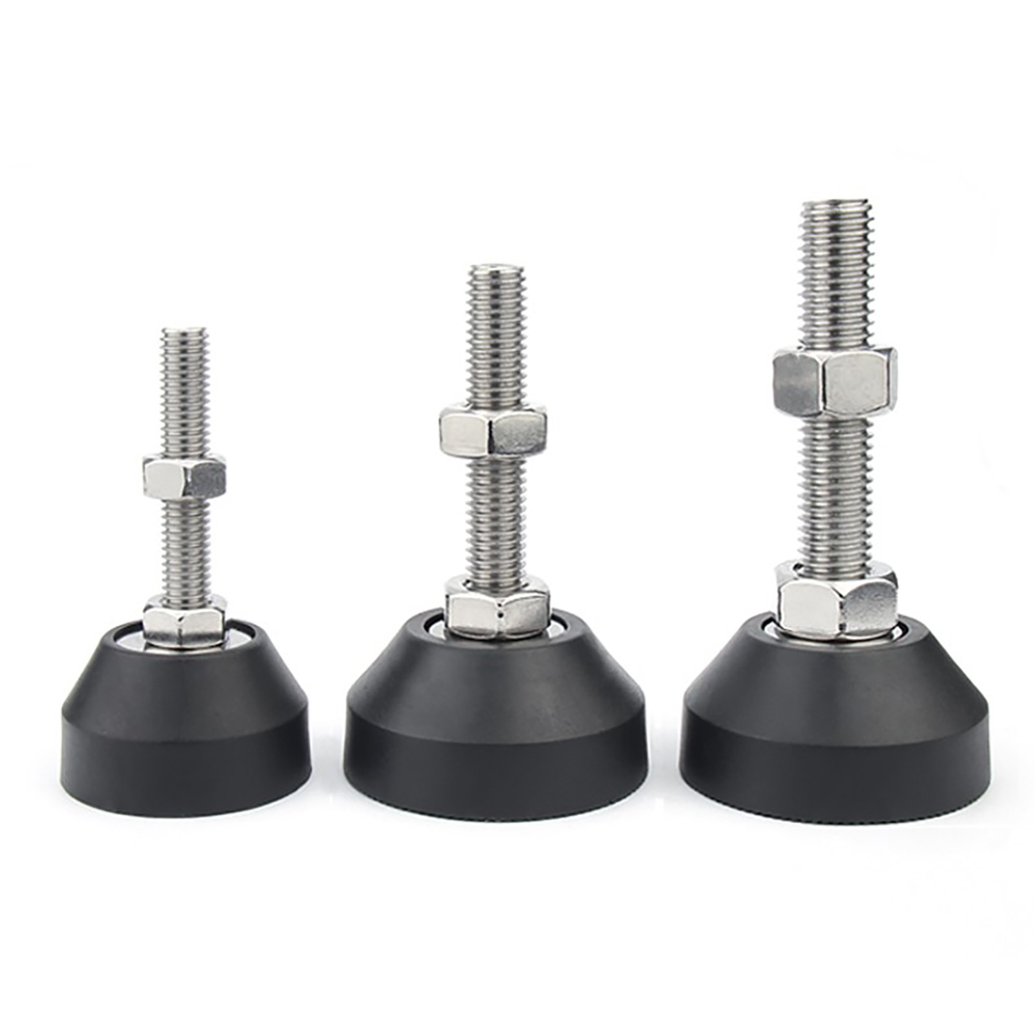 Furniture Hardware Fixing Screws - M8 M10 M12 304 ステンレス鋼ナイロン固定足カップ/調整可能なネジ基礎/家具ハードウェアサポート足/ベース 50