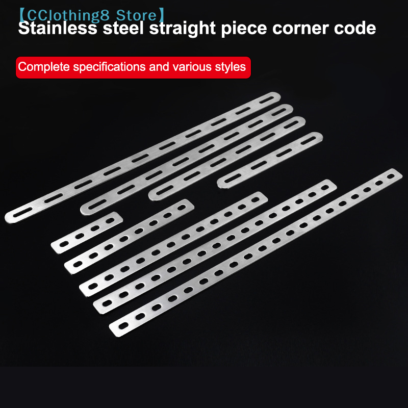 Furniture Hardware Connectors - ステンレス鋼フラットコーナーブラケット補修接合プレート修理固定コネクタ家具キャビネット棚ブレース【AliS8】