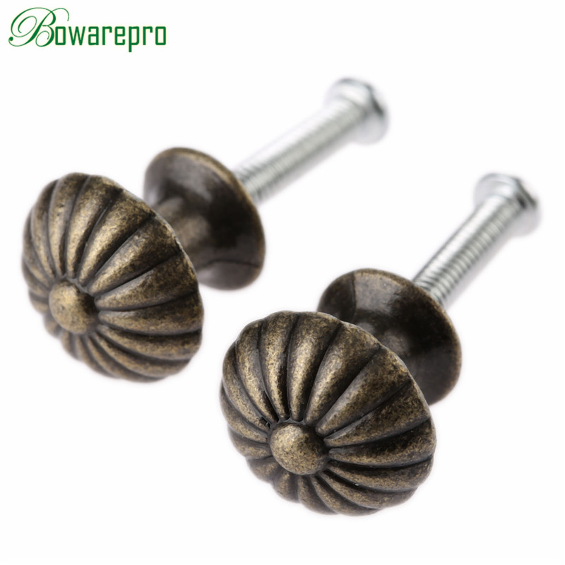 Cabinet Knob Round - 2 個家具ミニハンドルラウンド食器棚ハンドルアンティークブロンズ装飾小さなジュエリーボックス引き出しキャビネット取手ノブ 18*17 ミリメートル