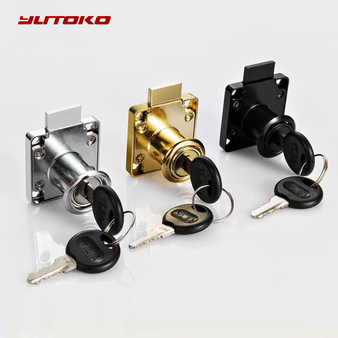 Furniture Hardware Supplies - Yutoko 高級デスク引き出しロック ワードローブロック キャビネットロック 家具カムロック