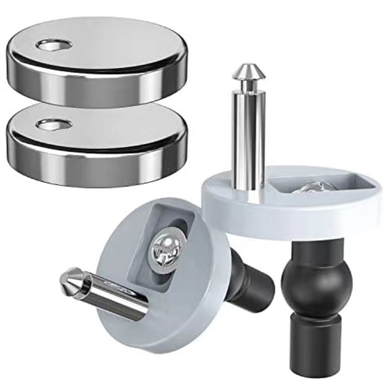Furniture Hardware Fixing Screws - 2 個の便座ヒンジトップフィックスヒンジパック取り付け交換用リリースクイックネジトイレ浴室家具アクセサリー用