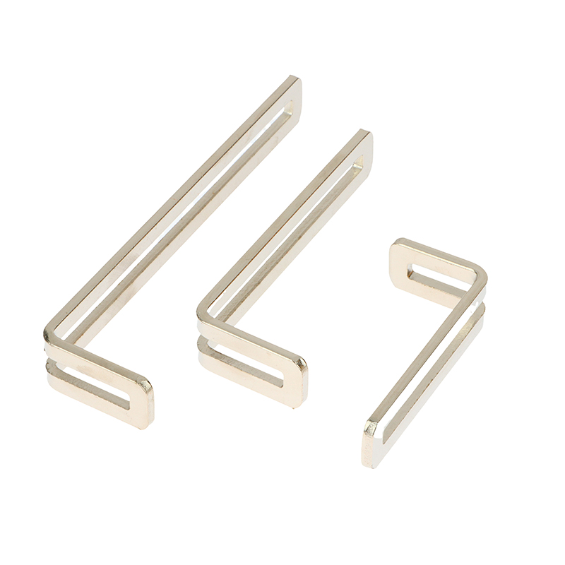Furniture Hardware Connectors - L字型ニッケルメッキコーナーブラケット、90度アングルブラケット、棚キャビネットサポート、家具コネクタ、ハードウェアアクセサリー、1個