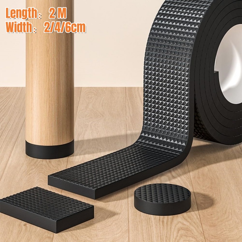 2 メートル椅子脚プロテクターロール耐摩耗性サイレントテーブ - Furniture Hardware Feet のレビューと価格