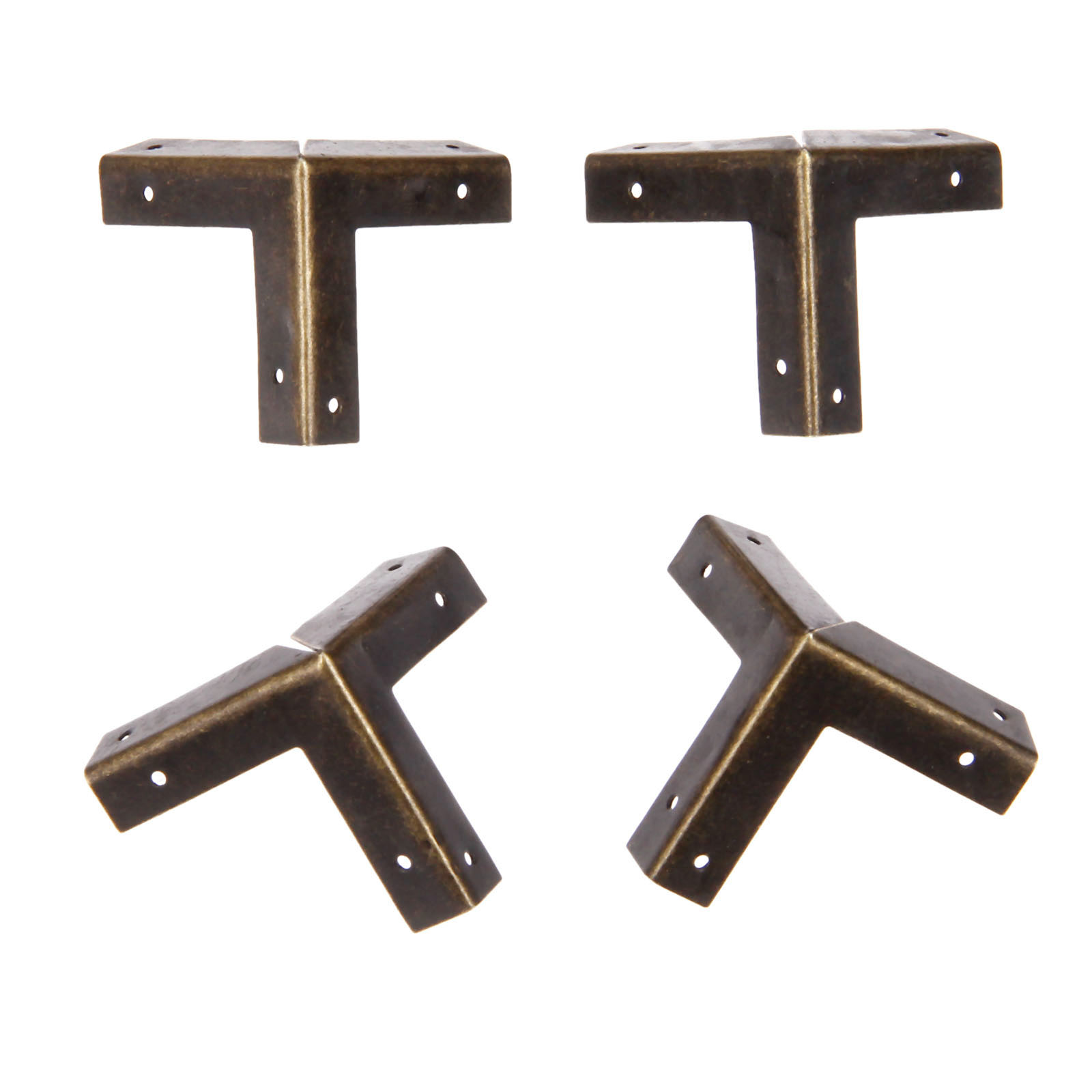 Dreld 4個アンティークブロンズコーナープロテクター木箱 - Furniture Hardware Wood のレビューと価格