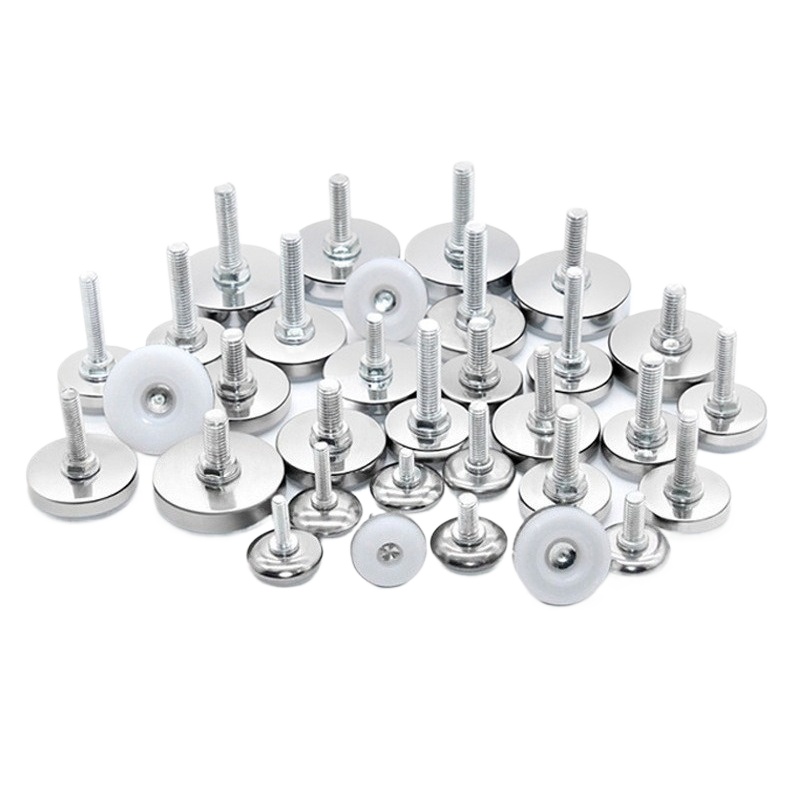 4/8個入り M6 M8 M10 ネジ式調整可能家具脚 金属 - Furniture Hardware Feet のレビューと価格