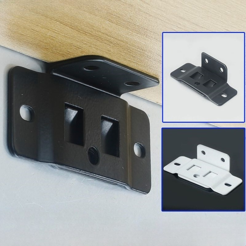 4セット小型頑丈耐久性のあるツーインワン家具棚L字型90度コ - Furniture Hardware Connectors のレビューと価格