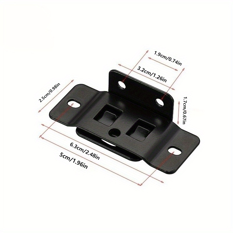 4セット小型頑丈耐久性のあるツーインワン家具棚L字型90度コ - Furniture Hardware Connectors のレビューと価格