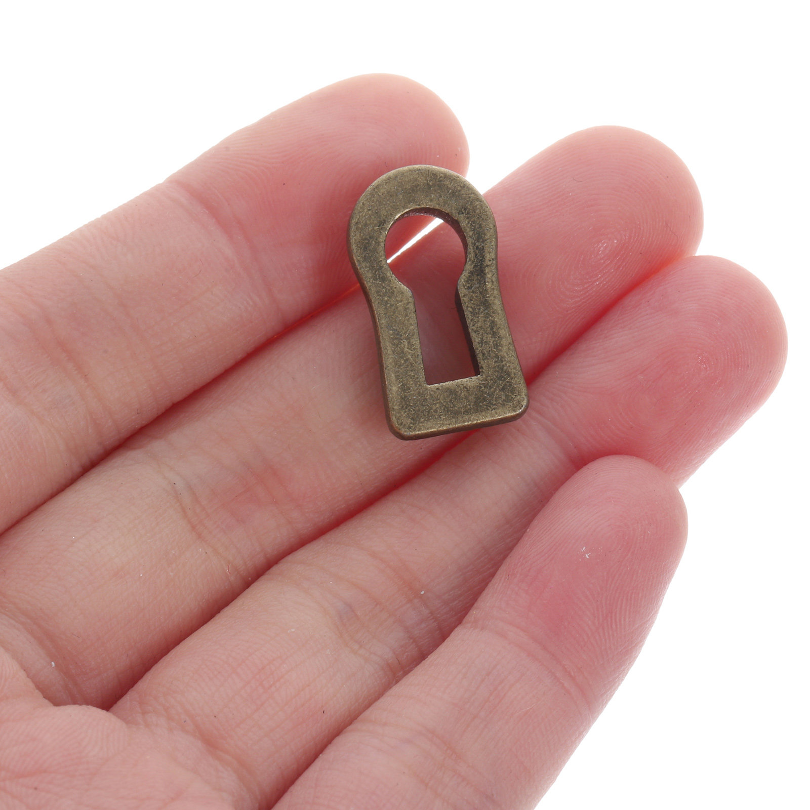 12 個の楕円形亜鉛合金キーホールエスカッションプレート装飾 - Furniture Hardware Supplies のレビューと価格