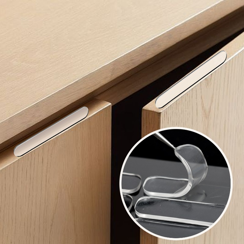 シリコン製キャビネットバンパーストリップ、粘着式衝突防止ドア - Furniture Hardware Supplies のレビューと価格