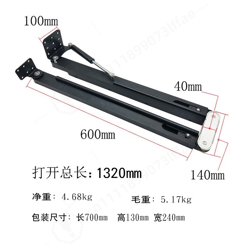 伸縮式折りたたみテーブル用金具アクセサリー 隠しダイニングテ - Furniture Hardware Connectors のレビューと価格