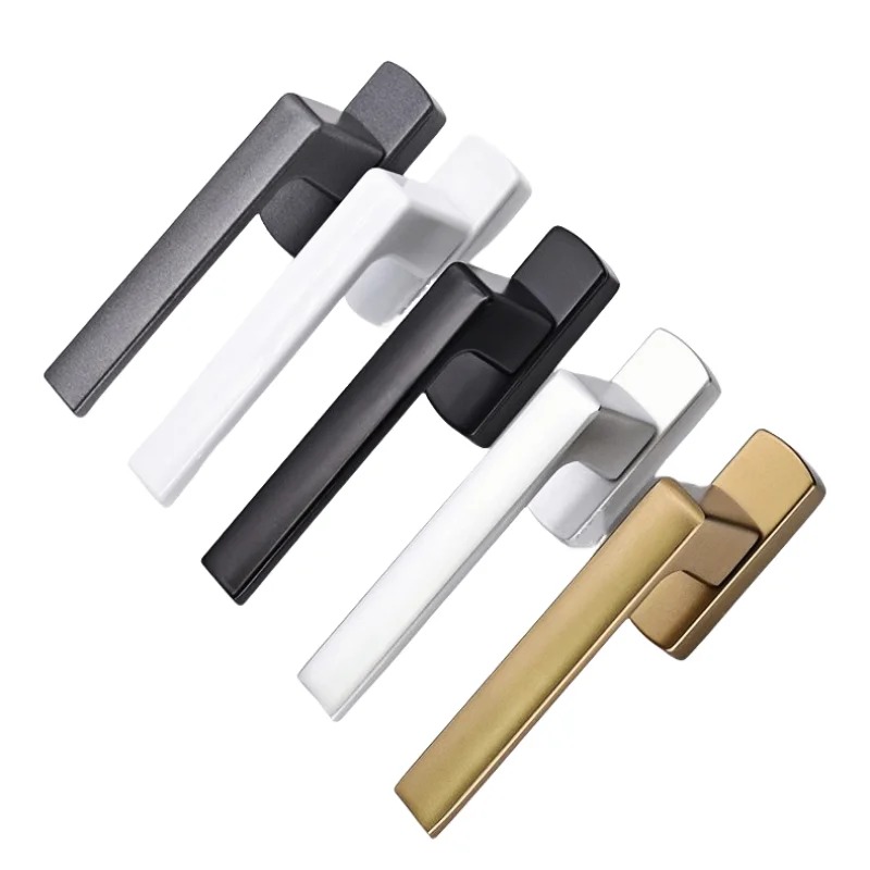 左＆右アルミ合金製外部フラットハンドル、断熱ドア・窓用、建築 - Furniture Hardware Fitting のレビューと価格