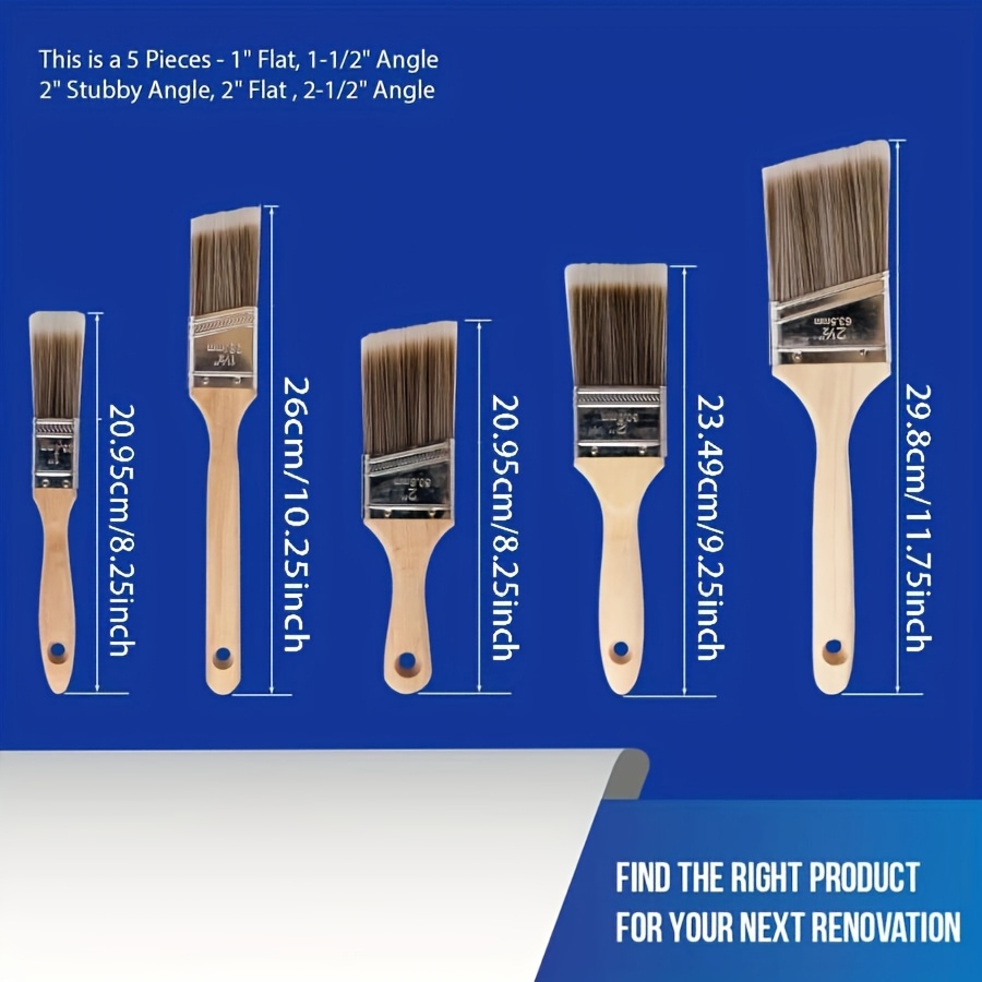 5本セット 高品質ペイントブラシ BBQブラシ バーベキュー - Furniture Hardware Wood のレビューと価格