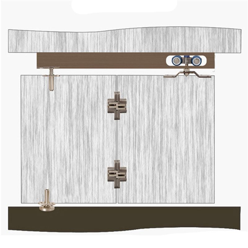 4X 二つ折りドア金具 木製スライドドアプーリー 家具金具ホ - Furniture Hardware Wood のレビューと価格