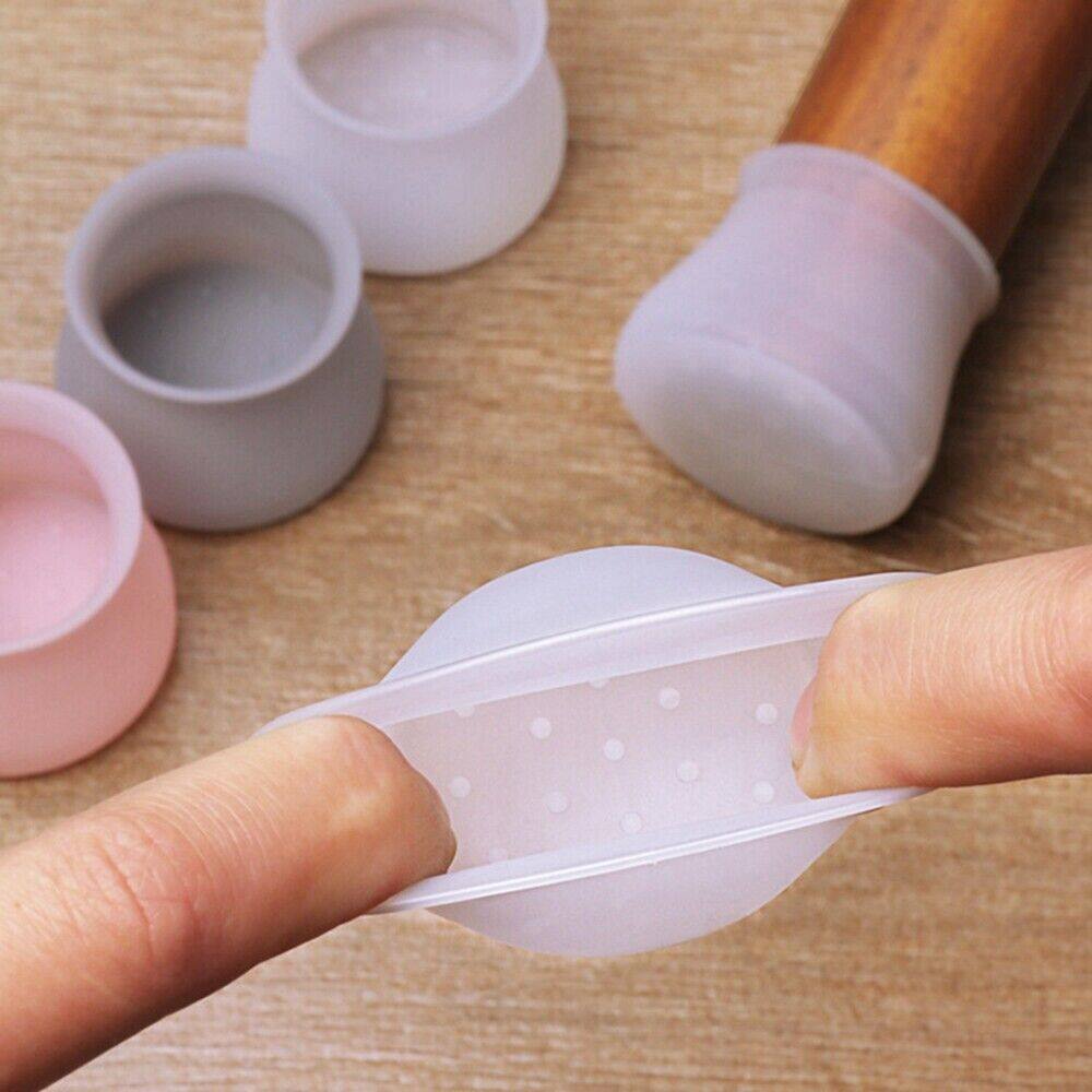 20 個椅子床プロテクターグレーシリコン椅子脚キャップ保護カ - Furniture Hardware Feet のレビューと価格