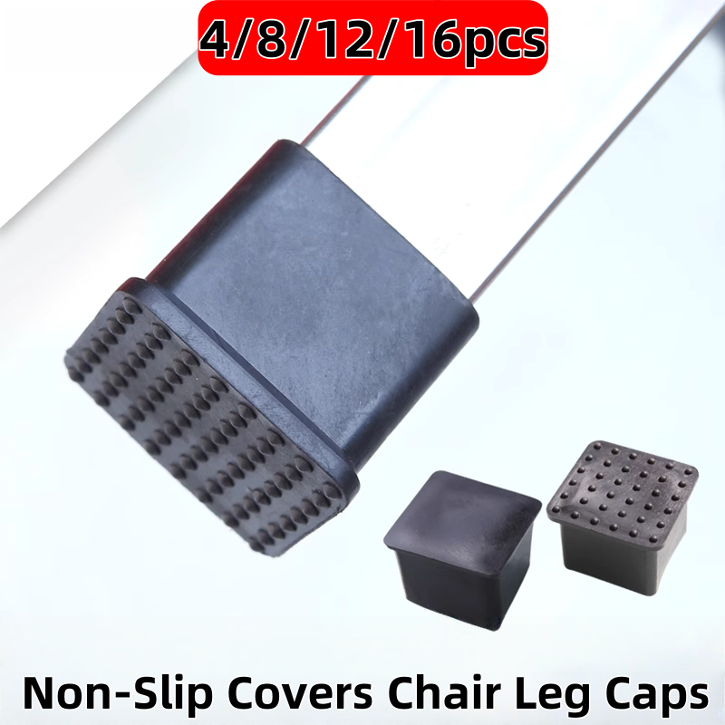 4-16 個ノンスリップ椅子脚キャップゴム正方形床テーブル足 - Furniture Hardware Feet のレビューと価格