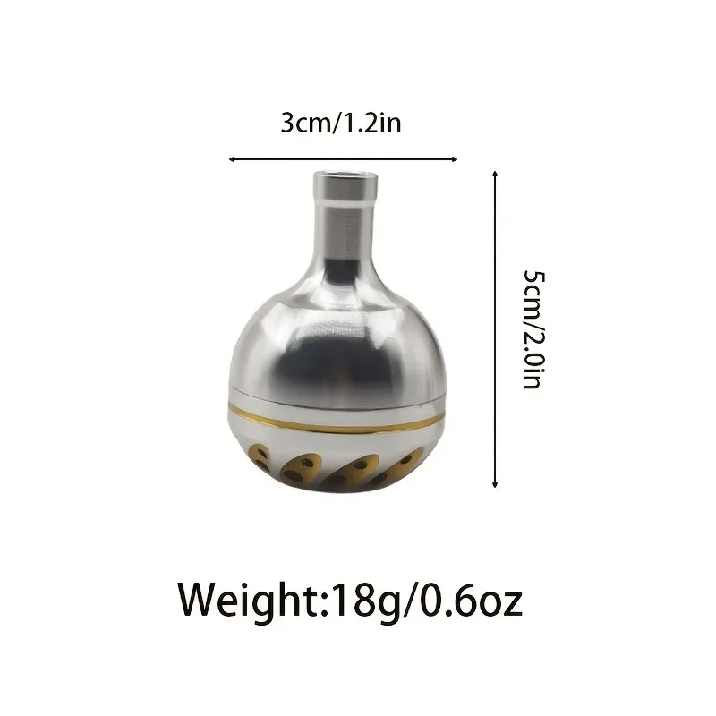 1PC 球形ハンドルノブベイトキャスタースピニングリールラウ - Cabinet Knob Round のレビューと価格
