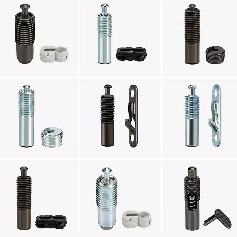 5 セット弾性目に見えないコネクタパネル家具コネクタキャビネ - Furniture Hardware Connectors のレビューと価格