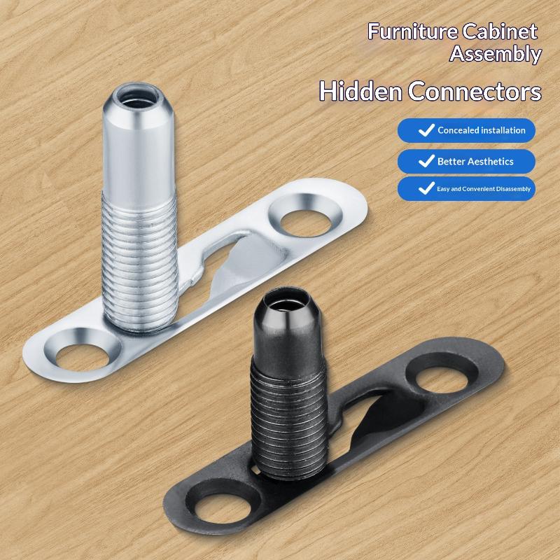 5 セット弾性目に見えないコネクタパネル家具コネクタキャビネ - Furniture Hardware Connectors のレビューと価格