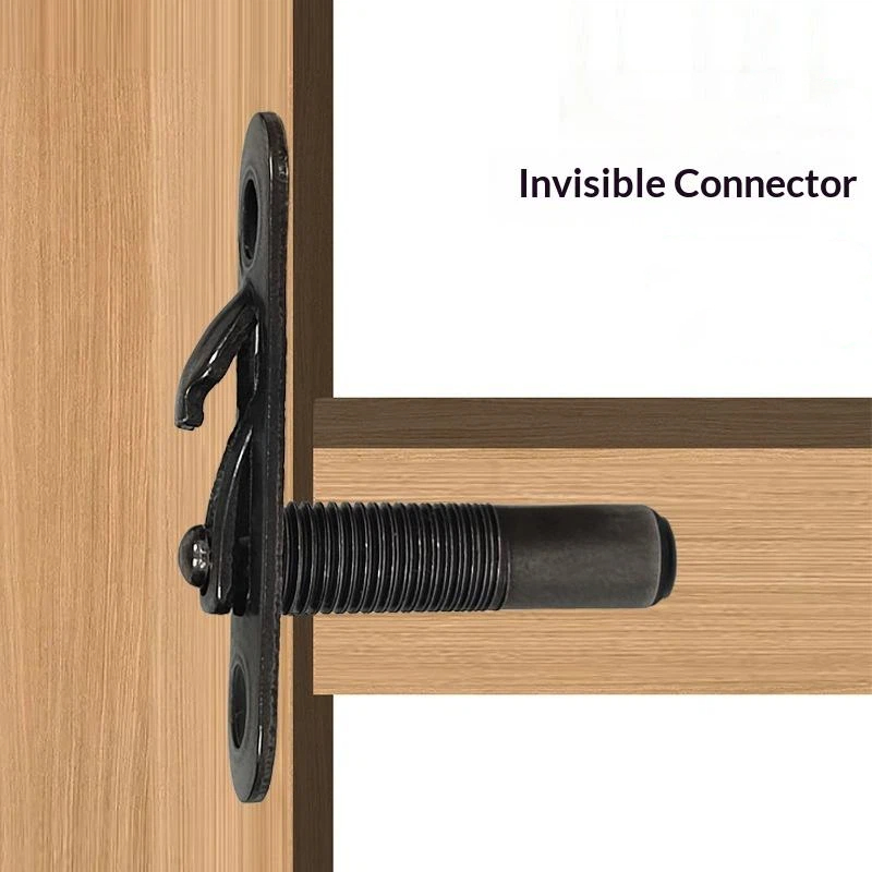 5 セット弾性目に見えないコネクタパネル家具コネクタキャビネ - Furniture Hardware Connectors のレビューと価格