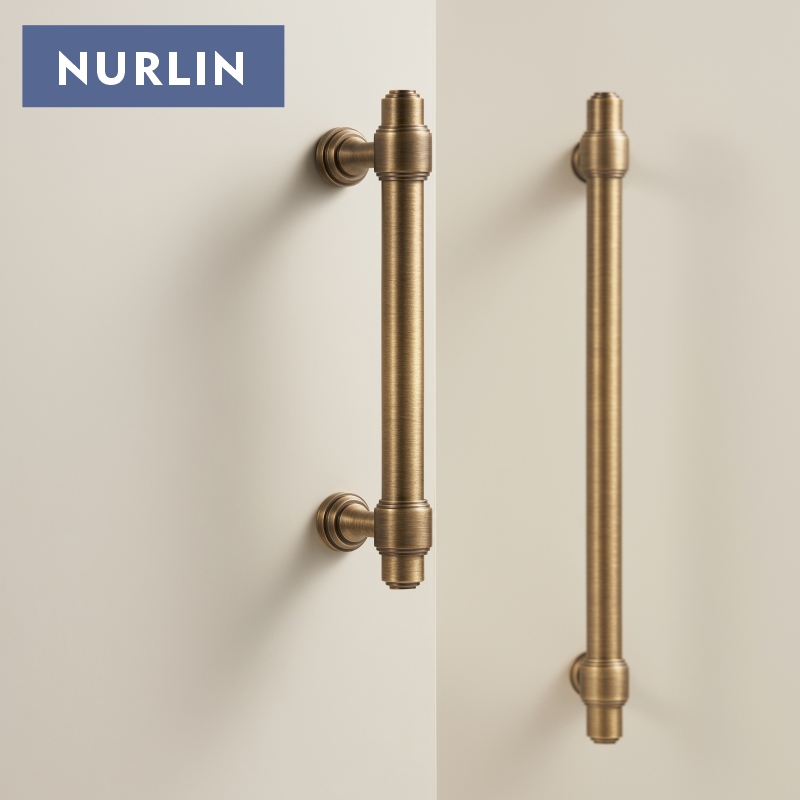 Nurlin ソリッドブラスフレンチレトロアンティークブロン - Furniture Hardware Kit のレビューと価格