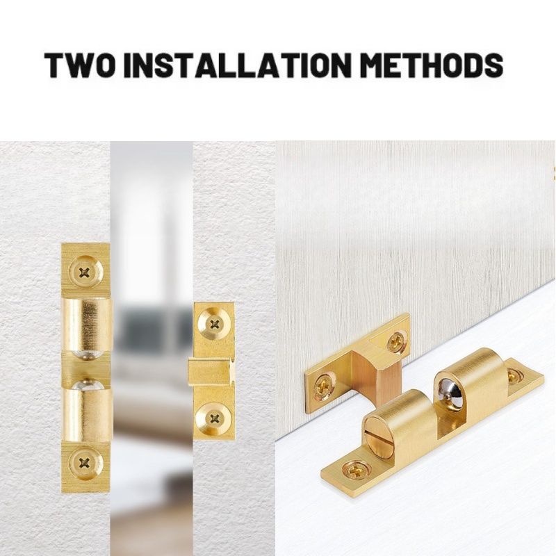 3/6 個キャビネットクローゼットドアボールキャッチ、真鍮ダ - Furniture Hardware Supplies のレビューと価格