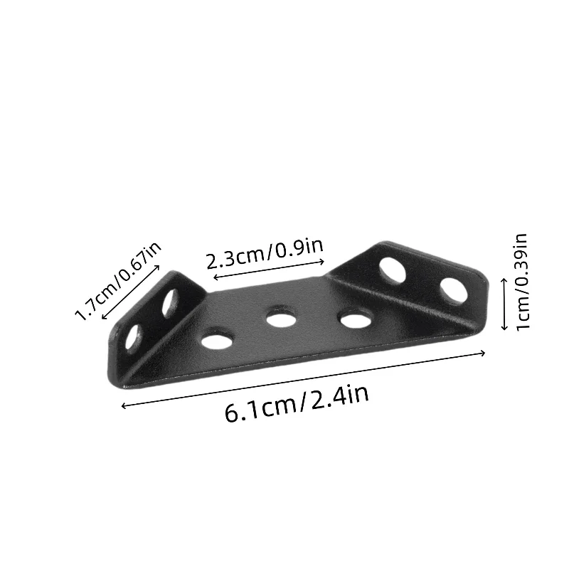 黒の多機能コーナーブラケットファスナー家具コーナーコネクタ、 - Furniture Hardware Connectors のレビューと価格