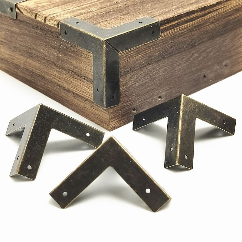 4/16セットアンティークブロンズコーナープロテクター鉄製木 - Furniture Hardware Wood のレビューと価格