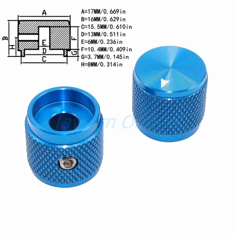 1pc 17 × 16 ミリメートル固体アルミニウム合金ロー - Cabinet Knob Round のレビューと価格