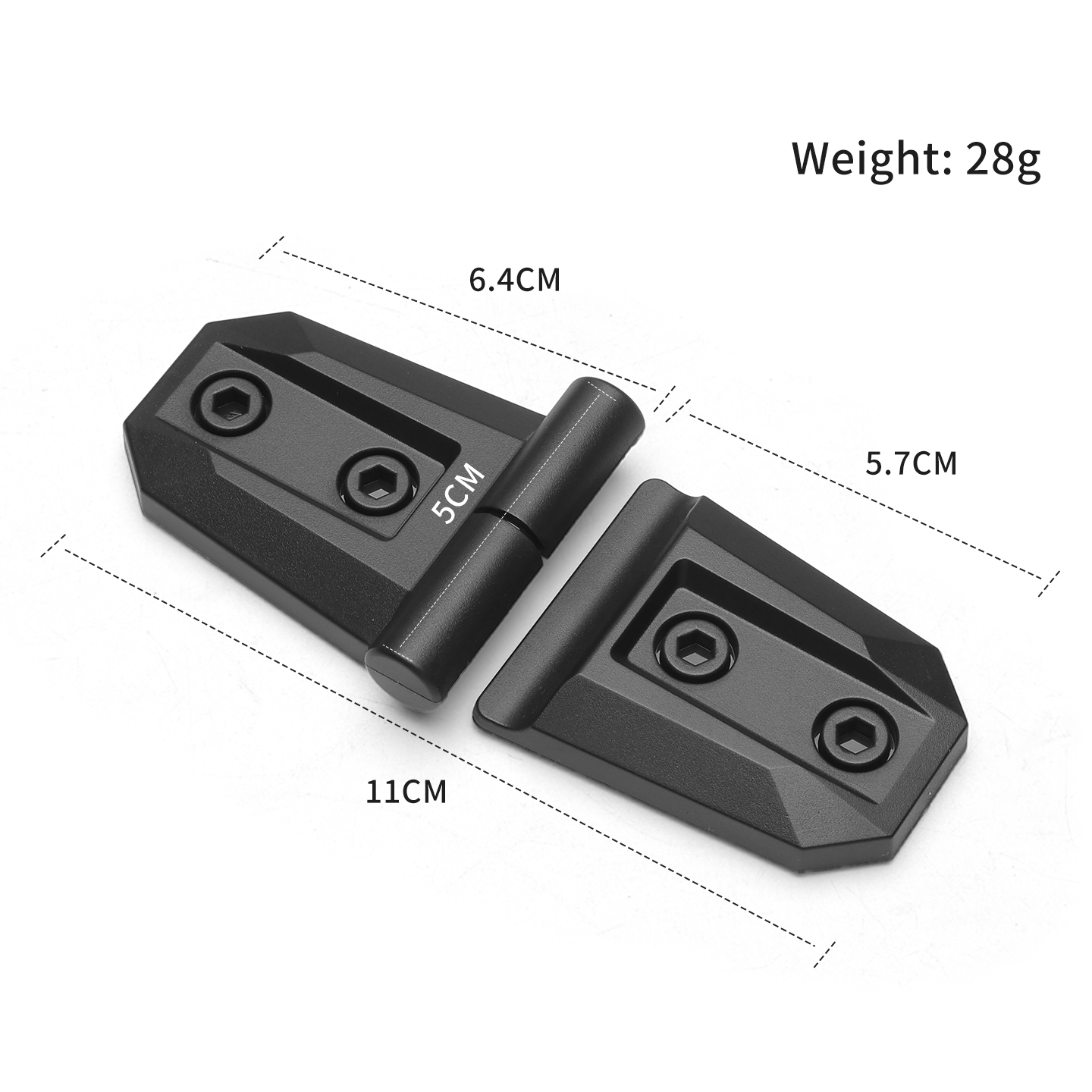 2 個 ABS 車のエンジンフードドアヒンジ装飾カバートリム - Furniture Hardware Fitting のレビューと価格