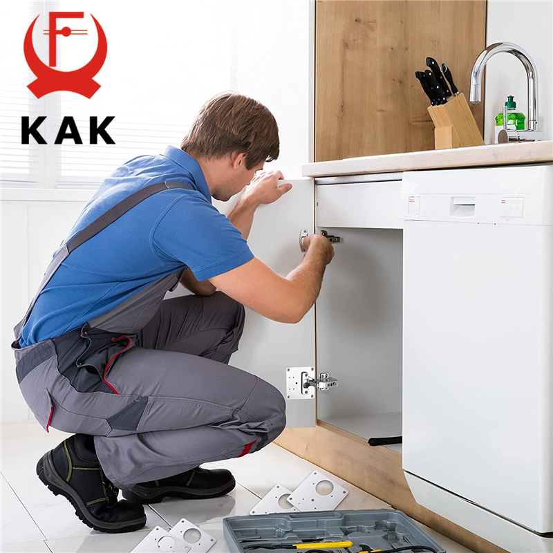 KAK 8 個ヒンジ修理プレートつや消しステンレス鋼キャビネ - Furniture Hardware Fixing Screws のレビューと価格