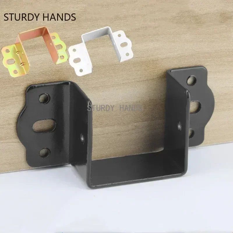 4 ピース/ロット冷間圧延鋼ベッドステッド固定アクセサリーベ - Furniture Hardware For Bed のレビューと価格