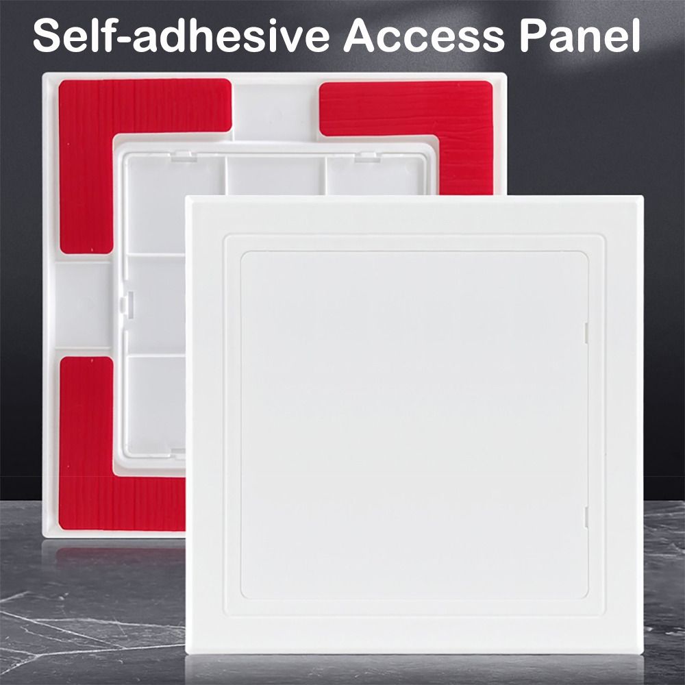 1pc 自己粘着アクセスパネル検査穴 ABS アクセスドア壁 - Furniture Hardware Fitting のレビューと価格