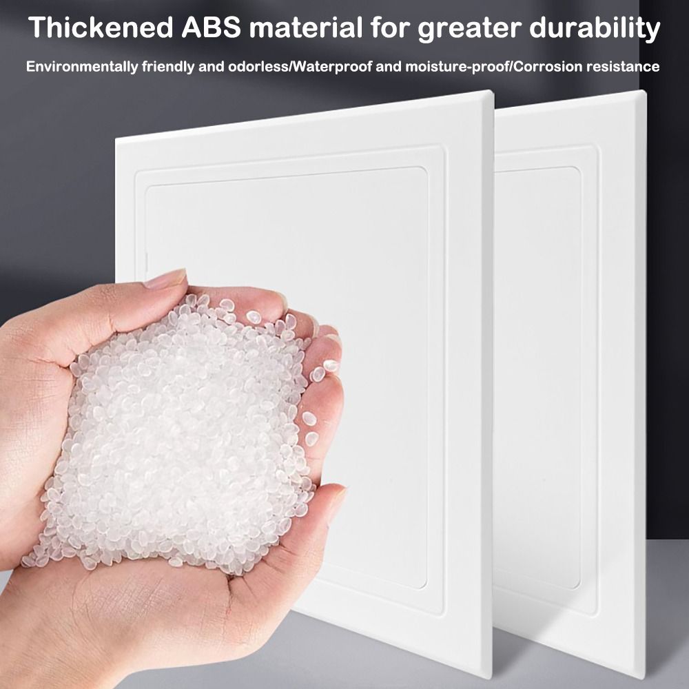1pc 自己粘着アクセスパネル検査穴 ABS アクセスドア壁 - Furniture Hardware Fitting のレビューと価格