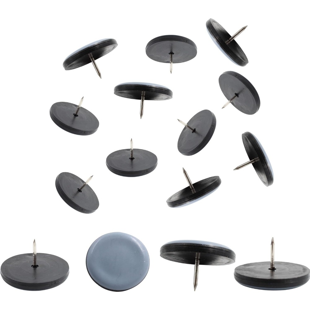4/8/16個入り丸型家具脚パッド、ネジ＆釘留め式、テーブル - Furniture Hardware Feet のレビューと価格