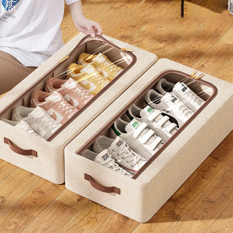 ベッドの下の靴収納オーガナイザー、クローゼット用靴収納ボック - Furniture Hardware For Bed のレビューと価格