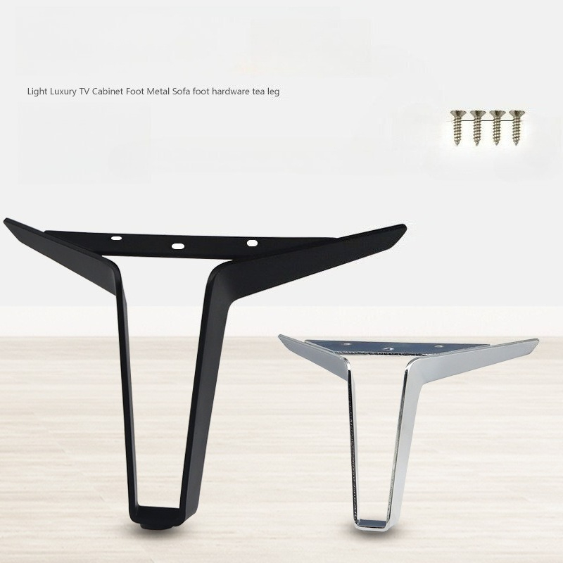 シンプルな黒のソファ脚、北欧家具キャビネットの脚、テレビキャ - Furniture Hardware For Legs のレビューと価格