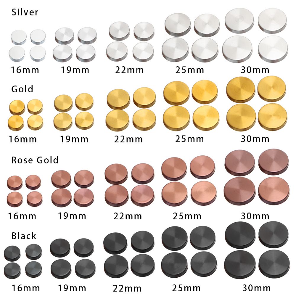 便利な家具金具 ステンレス製ミラーファスナー ネジ 装飾キャ - Furniture Hardware Fixing Screws のレビューと価格