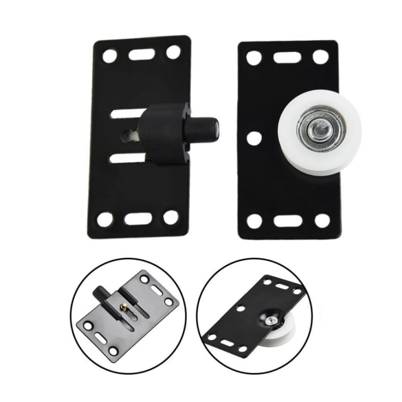 2セットのスライドクローゼットドアローラー、ワードローブプー - Furniture Hardware Kit のレビューと価格