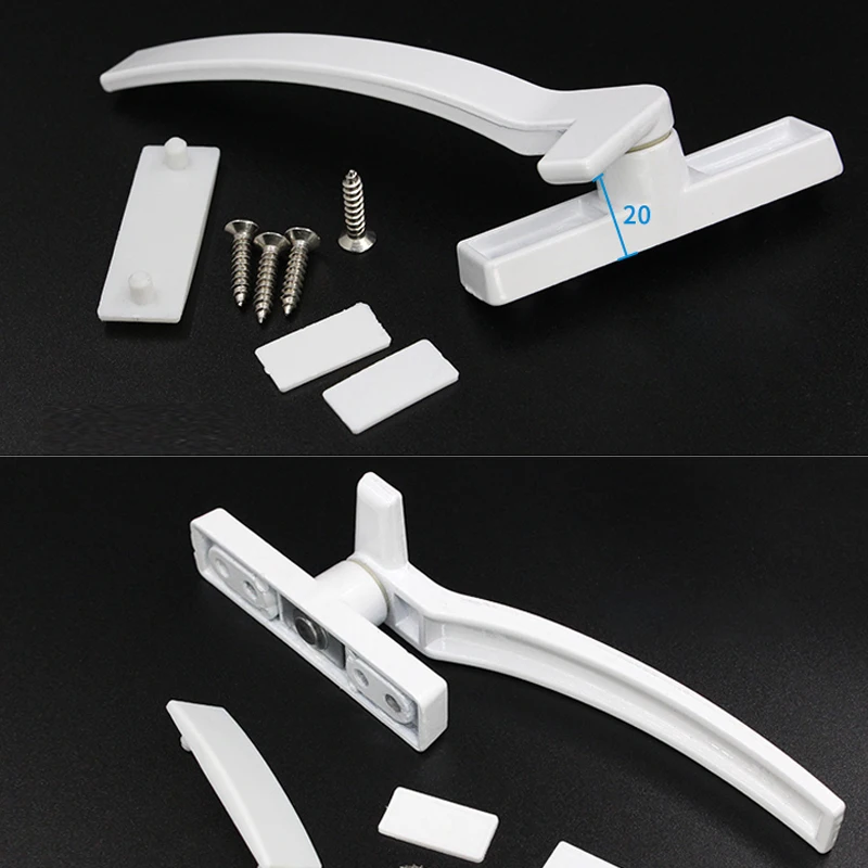 左右の手白交換用ウィンドウハンドルハンド亜鉛合金ウィンドウハ - Furniture Hardware Fitting のレビューと価格