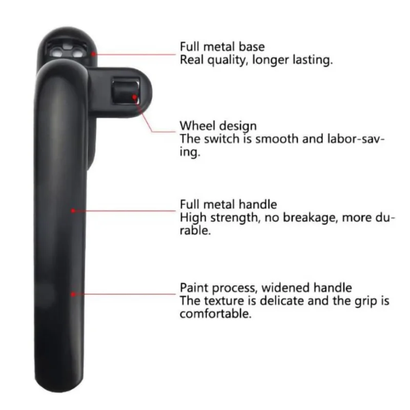 ユニバーサル開き窓ハンドルドアハンドルホイールロックバックル - Furniture Hardware Supplies のレビューと価格