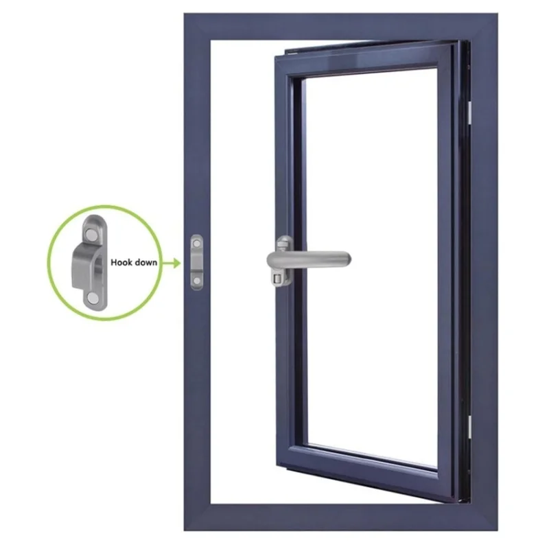 ユニバーサル開き窓ハンドルドアハンドルホイールロックバックル - Furniture Hardware Supplies のレビューと価格