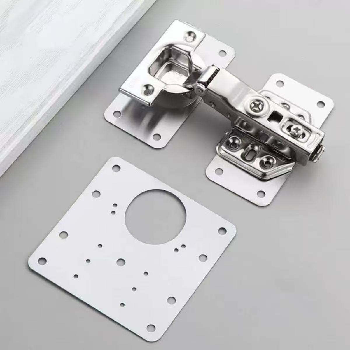 ヒンジ修理プレートキッチンキャビネットドアヒンジ取り付けプレ - Furniture Hardware Fixing Screws のレビューと価格
