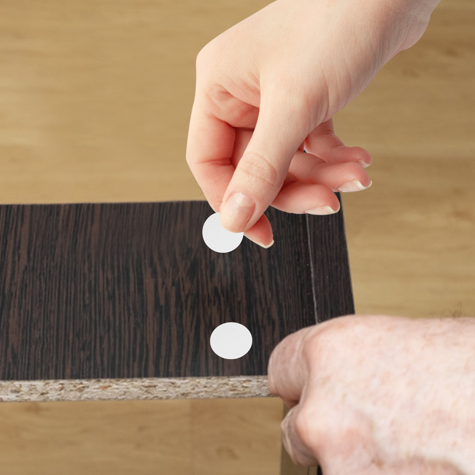 96個入り スクリューパッチ 穴隠しステッカー ネジ穴カバー - Furniture Hardware Wood のレビューと価格