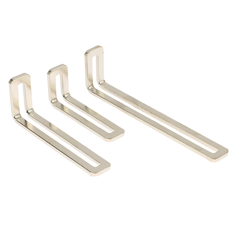 L字型ニッケルメッキコーナーブラケット、90度アングルブラケ - Furniture Hardware Connectors のレビューと価格