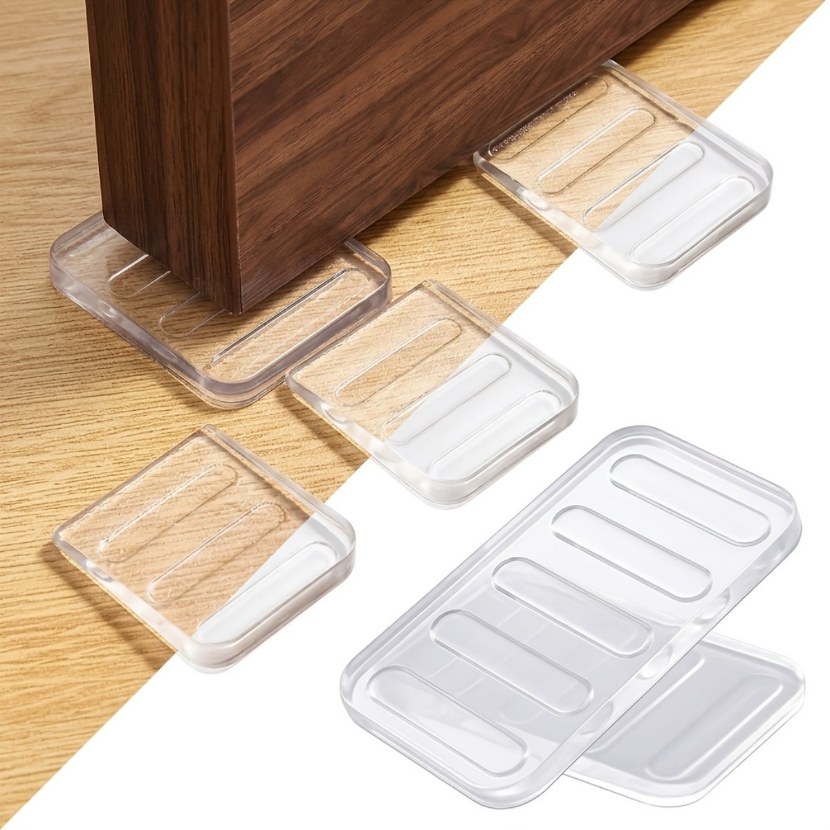 8個入り調整可能なテーブル脚バランスパッド、不整地の床に適し - Furniture Hardware Feet のレビューと価格