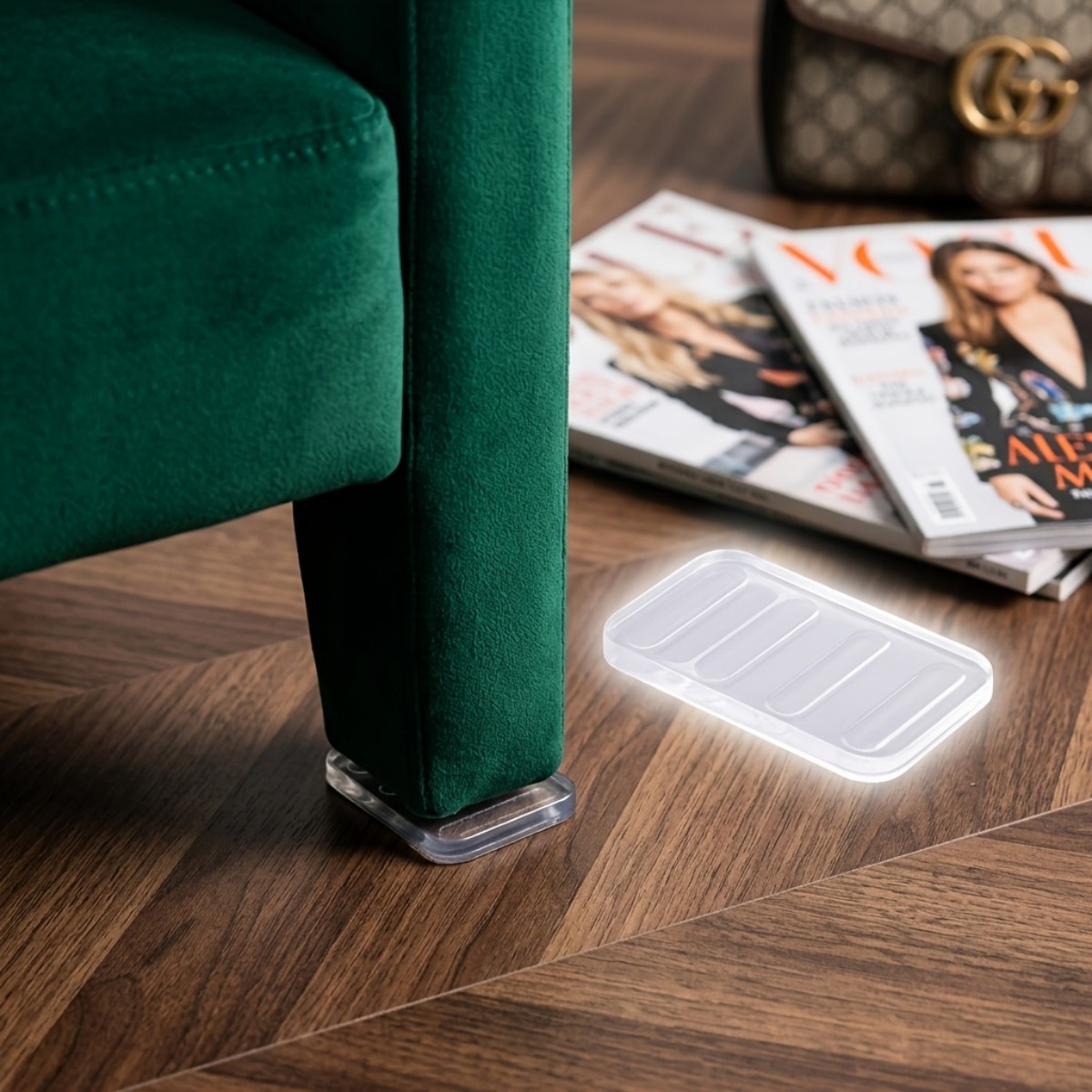 8個入り調整可能なテーブル脚バランスパッド、不整地の床に適し - Furniture Hardware Feet のレビューと価格